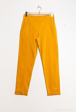 Picture of PULL UP MUSTARD TROUSER STRETCH WITH ELASTICATED WAIST